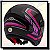 CAPACETE FLY JET VORTEX PRETO / PINK - Imagem 3