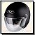 CAPACETE FLY F-17 CLASSIC PRETO FOSCO - Imagem 2