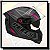 CAPACETE ICON PRO FAST PRETO E ROSA FOSCO COM ÓCULOS FUMÊ INTERNO - Imagem 1