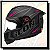 CAPACETE ICON PRO FAST PRETO E ROSA FOSCO COM ÓCULOS FUMÊ INTERNO - Imagem 4