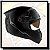 CAPACETE ICON PRO NKD PRETO BRILHO COM ÓCULOS FUMÊ INTERNO - Imagem 1
