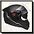 CAPACETE ICON PRO NKD PRETO FOSCO COM ÓCULOS FUMÊ INTERNO - Imagem 1