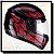 CAPACETE FLY F-9 FLASH PRETO / VERMELHO - Imagem 1