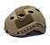 Capacete Tático Militar Ventilado com Trilhos FAST - Imagem 2