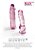 Rosy Quartz - Pênis Translúcido Pink 20cm - Nanma - Imagem 2