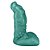Pênis Feito em PVC Flexível com Escroto Goodzilla 20 x 6,5cm Verde Cintilante - Imagem 4