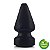 Plug Gigante Liso Com Ventosa - 24x11cm - PRETO - Imagem 1