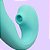 Vibrador Estimulador de Ponto G e Clitóris em Silicone com 10 Modos de Vibração e Pulsação, Motor Duplo - Intt Orgasmic 10,5 x 9,2 cm - Imagem 3
