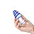 Plug Anal em Vidro com Formato Cônico e Espiral Azul em Alto Relevo – 3R IMPORT – PV-025 - Imagem 1