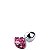 Plug Anal Pequeno em Metal. Possui em Sua Base Formato hello kitty - Imagem 1