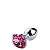 Plug Anal Médio em Metal. Possui em Sua Base Formato hello kitty - Imagem 1