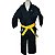 Kimono Jiu jitsu Infantil Trançadinho KMZ Preto - Imagem 1