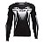 Rashguard Lycra Venum  NO GI Preto/Branco Manga Longa - Imagem 2