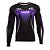 Rashguard Lycra Venum  NO GI Preto/Roxo Manga Longa - Imagem 1