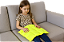 Mini Manta Ponderada (LAP PAD) - 1,2 KG - 45 cm x 35cm com peso, é indicado para Autismo e TDAH - Antialérgico - Lavável – Personalize a cor do tecido - Frete Grátis todo Brasil - Imagem 7