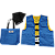 Colete  Ponderado cor Azul Royal com Amarelo Tamanho M -  Pronta entrega - Idade Sugerida: 4 a 6 anos - Frete Grátis - Imagem 2
