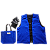 Colete Ponderado cor Brim Preto e Azul Royal Pronta Entrega Tamanho GG-8 a 12 anos- F.Gráti - Imagem 2