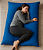 Capa de Lycra para Almofadão Sensorial - 1,0M X 0,75M - (Sem enchimento) Transforme Momentos Agitados em Relaxamento Profundo! Para Autismo e TDAH, acalma e organizar comportamento - Antialérgico - Lavável - Cor Personalizada Frete Grátis todo Brasil - Imagem 3
