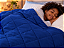 Cobertor Ponderada Malha Fresquinha Tamanho P com 1,5m x 1,4 m 4kg | Pronta Entrega | Frete grátis - 28% de desconto no pix - Imagem 1
