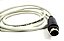 Cabo P/controladora Ptz Rs232 Db9 F Mini Din 8 Pinos 15 Mts - Imagem 2