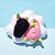Pantufa Rosa de Garra 3D Monstros Porquinho - Imagem 2