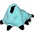 Pantufa Azul de Garra 3D Monstros Unicornio - Imagem 1