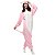 Porquinho Rosa Pijama Kigurumi Fantasia - Imagem 1