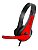 Headset Gamer Fone Com Microfone Ph-30 Preto e vermelho C3tech - Imagem 5
