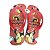 Chinelo Minnie vermelho e sola branca - Imagem 1