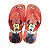 Chinelo Minnie vermelho e sola branca - Imagem 1
