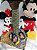 Chinelo Mickey e Minnie Azul - Correia grossa - Imagem 2