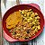 Frango ao curry, purê de abóbora e cuzcuz de quinoa com cranberry e castanhas - 300g - Imagem 2