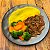 Carne desfiada, purê de mandioquinha e brócolis com cenoura - 300g - Imagem 1