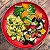 Frango ao curry, caponata de berinjela e mix de legumes - 250g - Imagem 1