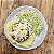 Hamburguer de patinho à parmegiana, arroz integral com brócolis e purê de batata - 380g - Imagem 2