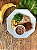 Brasileirinho: Carne desfiada, arroz integral, feijão, couve e banana da terra - 350g - Imagem 2