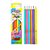 Kit lápis de cor de Madeira 6 cores Pastel- BRW - Imagem 1