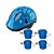 Patinete 3 rodas azul + Kit de proteção completo - Imagem 5