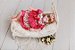 Boneca Bebê Reborn Cabelo Loira Curto Kit com Acessórios - Imagem 2