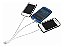 Cabo 3 Pontas carregamento  Microusb, Lithing Iphone 4, 5 6 - Imagem 3