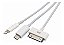 Cabo 3 Pontas carregamento  Microusb, Lithing Iphone 4, 5 6 - Imagem 1