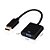 Cabo Adaptador Hdmi (macho)x Vga (femea) Tv Notebook Monitor - Imagem 1