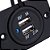 Tomada Soquete Saída Usb  12v P 5v  Barco Lancha Carro Moto - Imagem 1