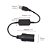 Adaptador conversor 5v USB para 12v tomada carro barco 120cm - Imagem 5