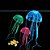 kit 3 Água Viva Medusa Fluorescente Enfeite Silicone Aquário - Imagem 5