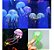 kit 3 Água Viva Medusa Fluorescente Enfeite Silicone Aquário - Imagem 3