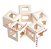 kit 5 Enfeite cubo Cerâmica Decoração Aquário Camarão  Peixe - Imagem 1