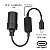Adaptador Conversor 5v Tipo C  x 12v tomada carro barco 30cm - Imagem 4