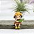 Miniatura Menina + Tronco - Terrário Mini Jardim  Decoração - Imagem 6