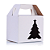 Caixa p/ Caneca de Alça - Árvore de Natal  - Branco - Imagem 1